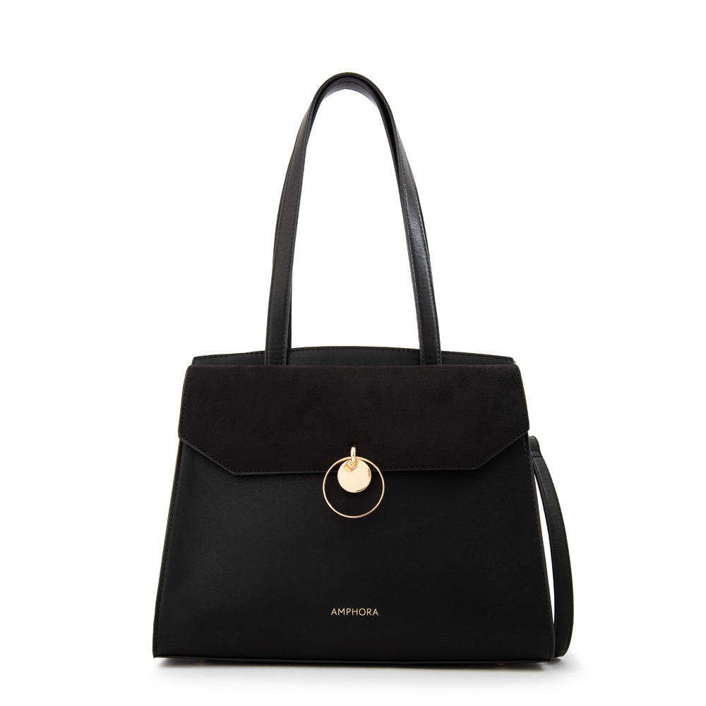 Cartera Dos Asas Maggie Negro