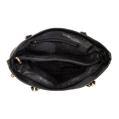 Cartera Dos Asas Eugenia Negro