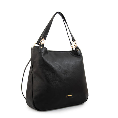 Cartera Corte Recto Eugenia Negro