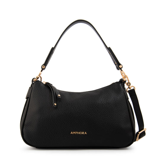 Cartera Oval Eugenia Negro