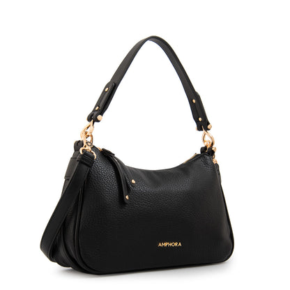 Cartera Oval Eugenia Negro