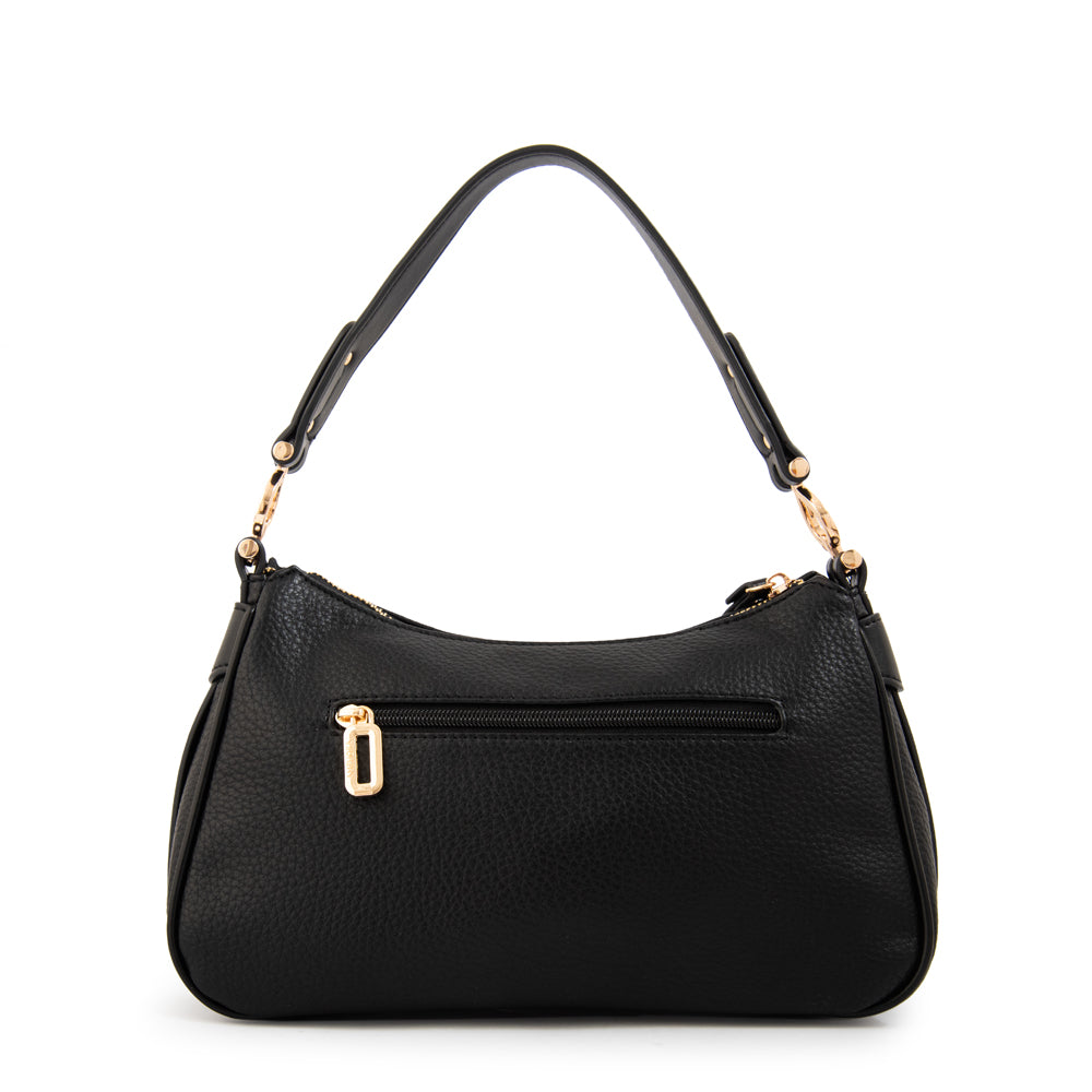 Cartera Oval Eugenia Negro