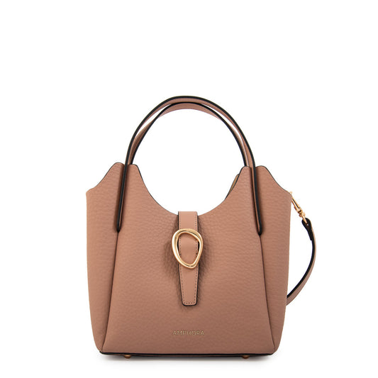 Cartera Dos Asas Pequeña Damaris Rosado Viejo