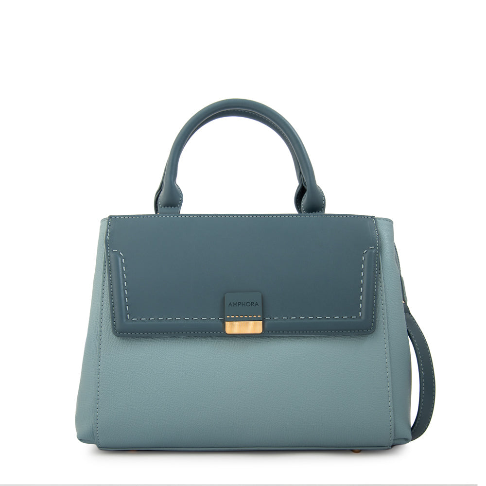 Cartera Dos Asas Clary Denim