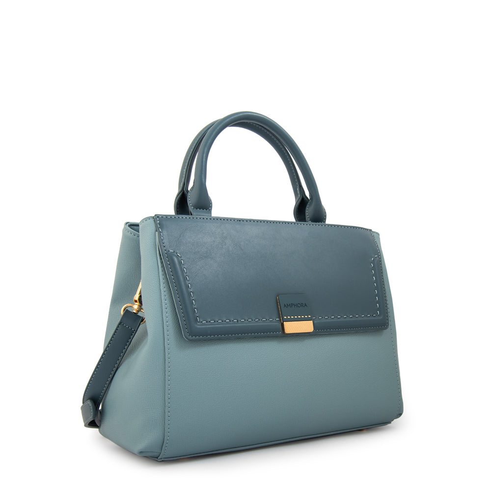 Cartera Dos Asas Clary Denim