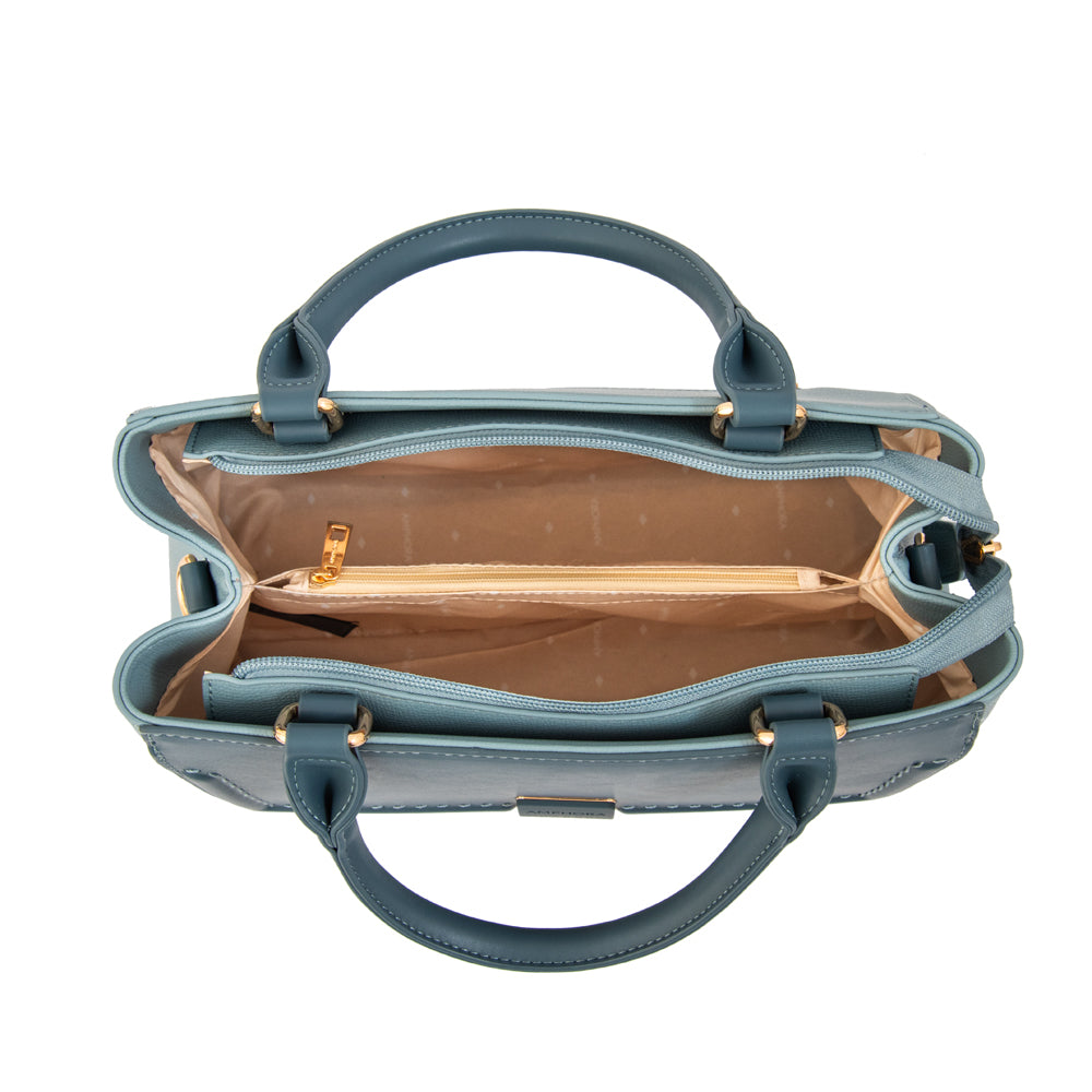 Cartera Dos Asas Clary Denim