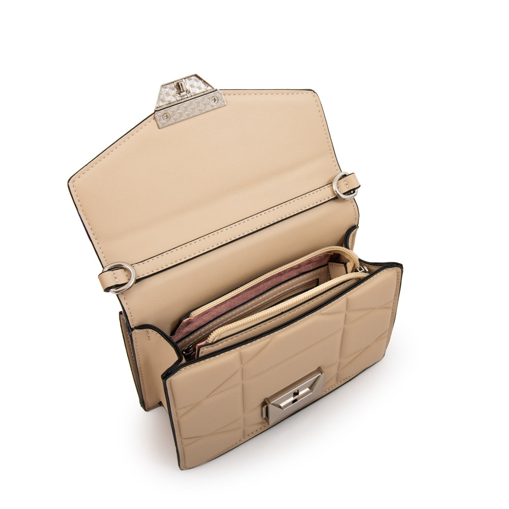 Crossbody Pequeña Tonya Beige