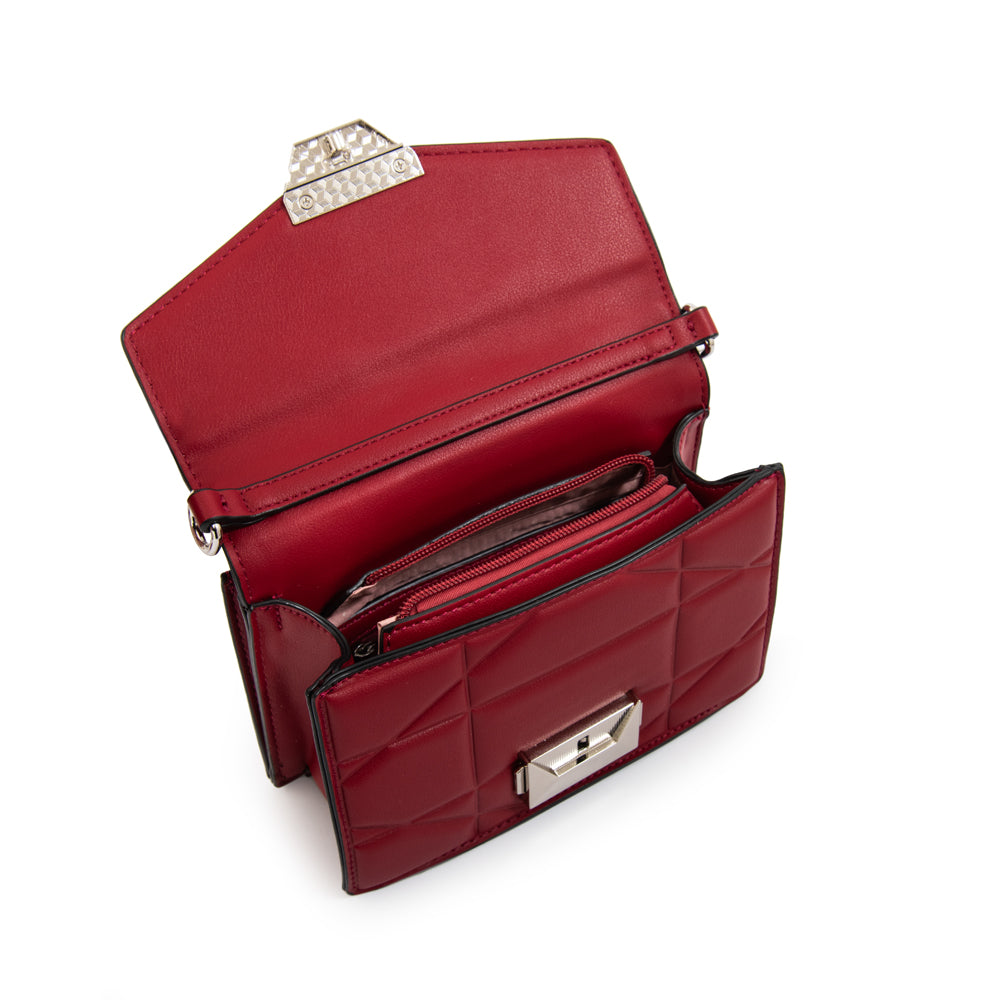 Crossbody Pequeña Tonya Rojo