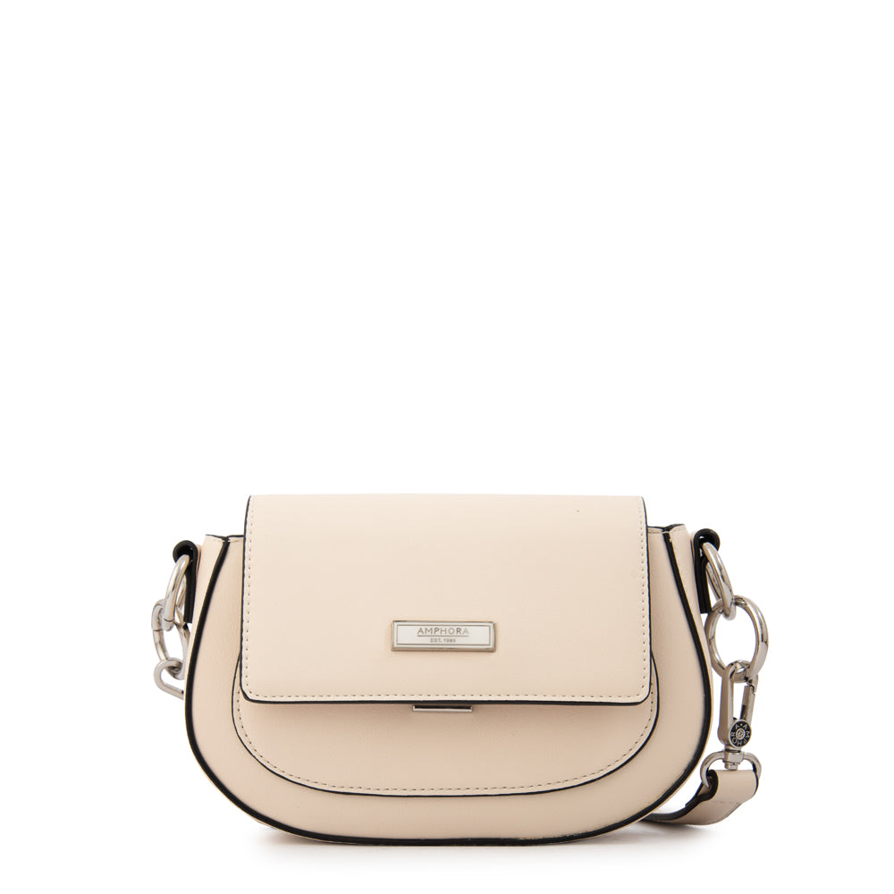 Crossbody Pequeña Xime Blanco Crudo