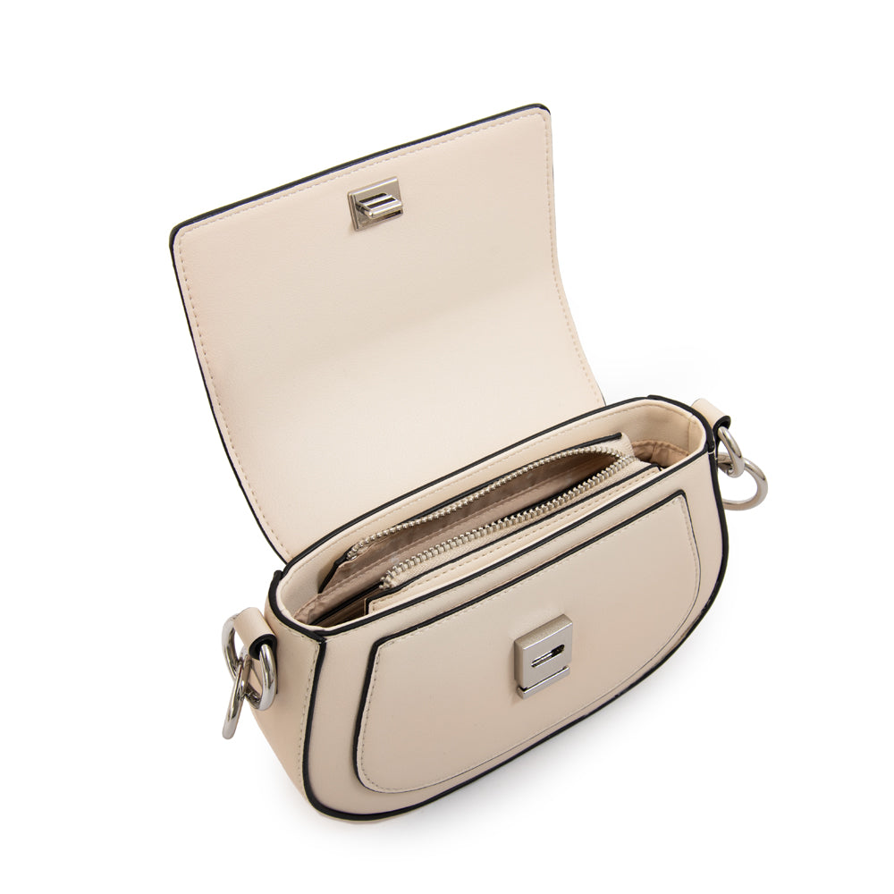 Crossbody Pequeña Xime Blanco Crudo
