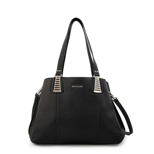 Cartera Dos Asas Tonina Negro