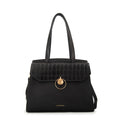 Cartera Dos Asas Maggie Croco Negro