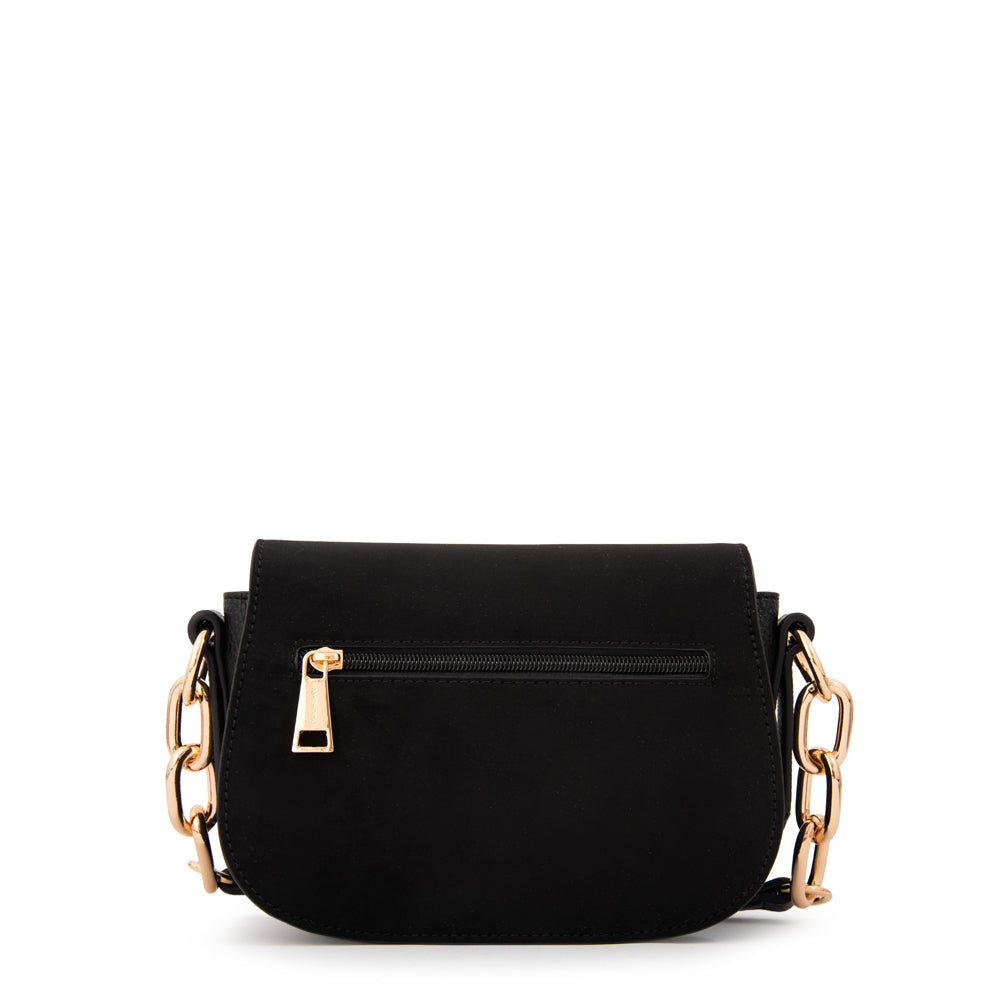 Crossbody Chiara Gamuzado Negro