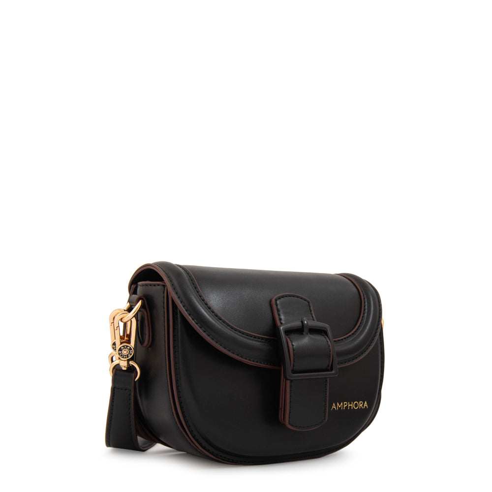 Crossbody Oval Tifany Negro