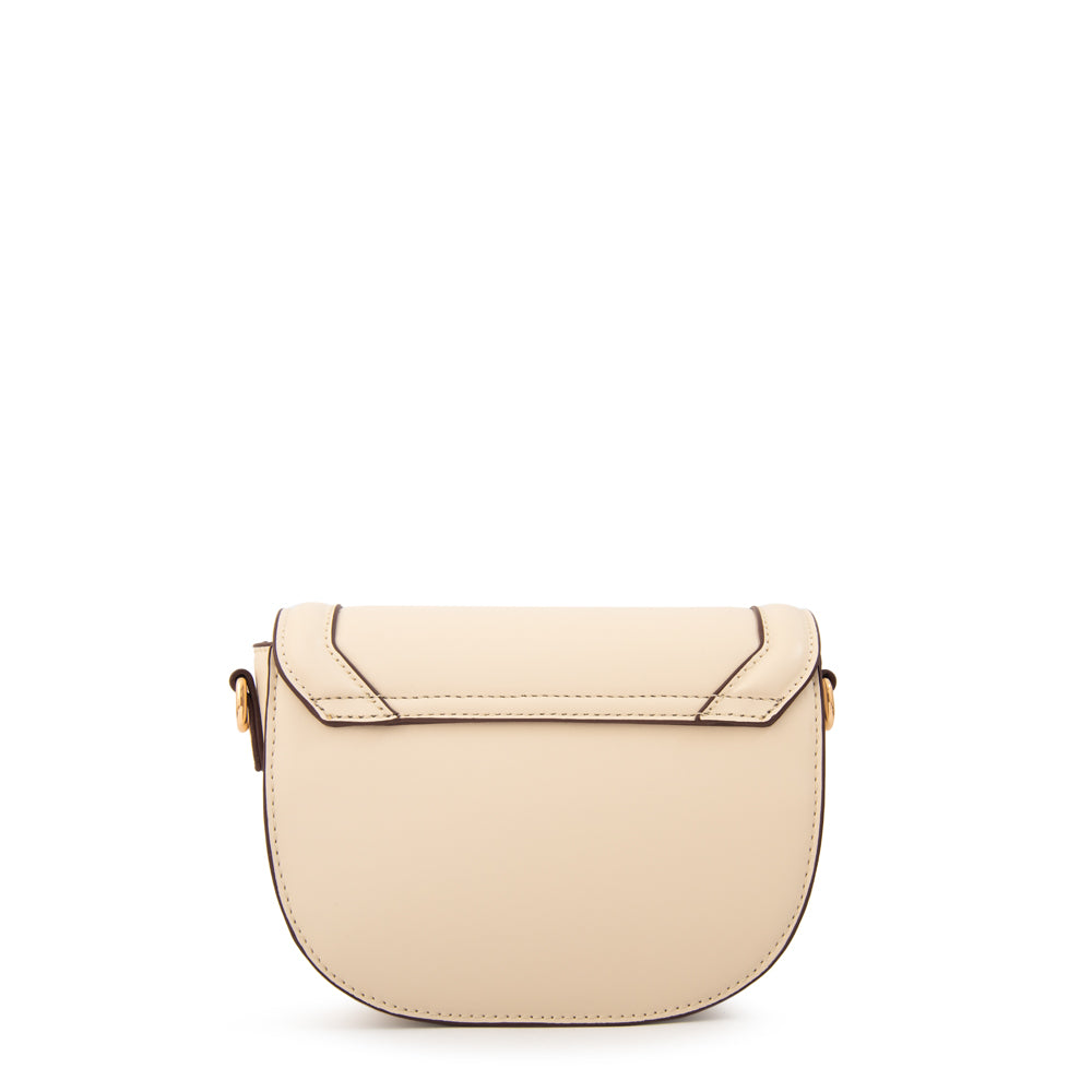 Crossbody Oval Tifany Blanco Crudo