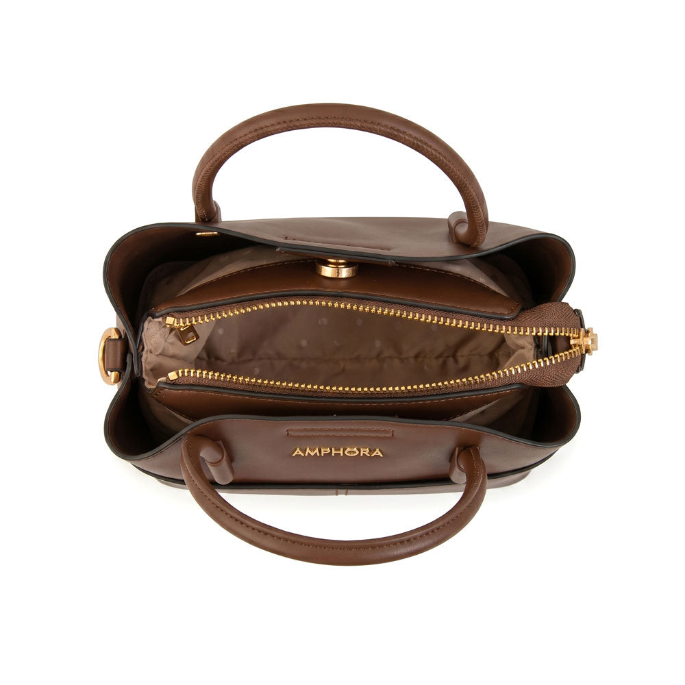 Crossbody Ebra Café