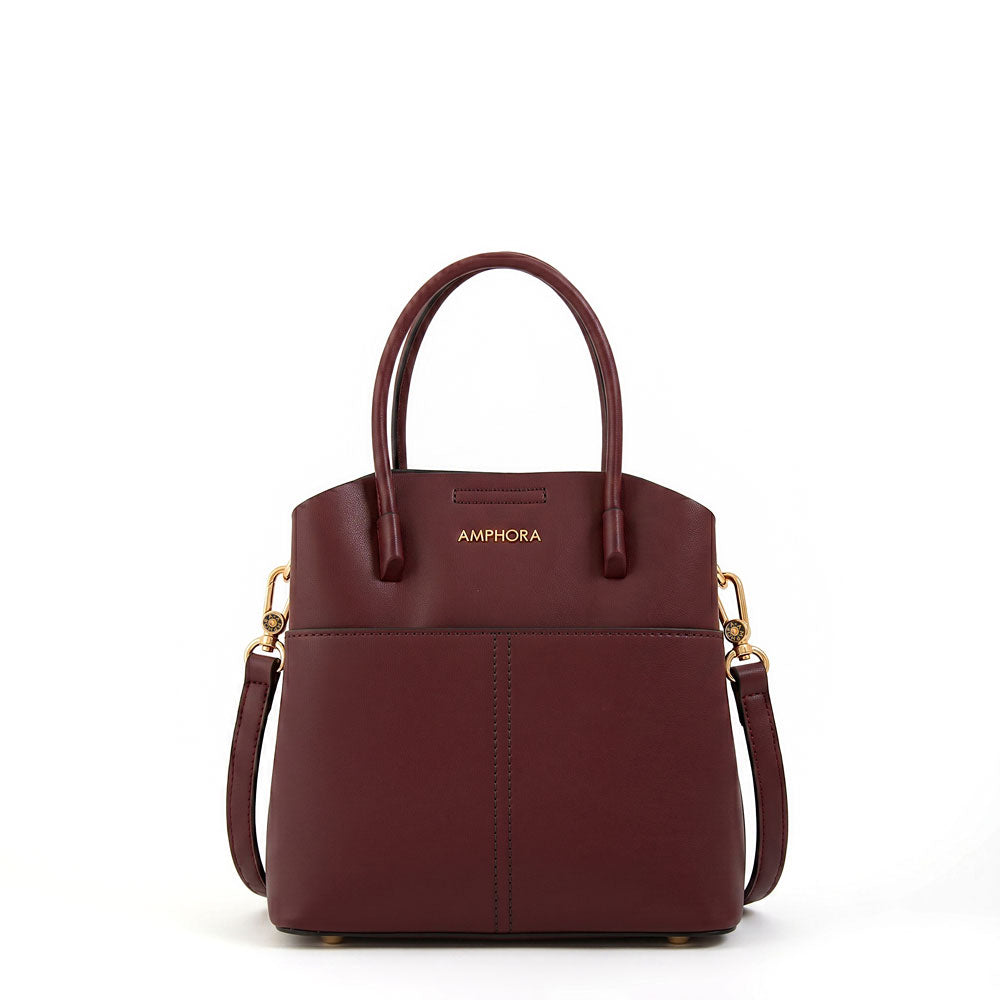 Crossbody Ebra Rojo Oscuro