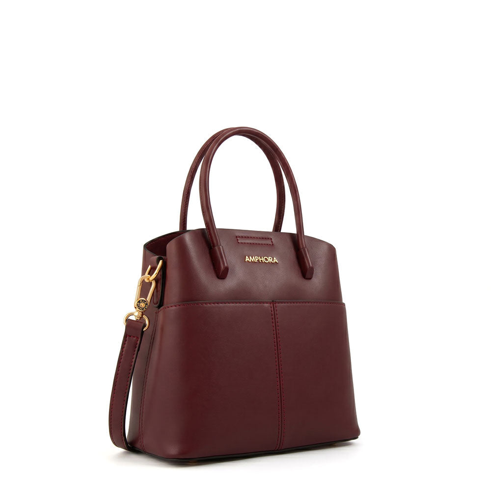 Crossbody Ebra Rojo Oscuro