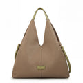 Cartera Dos Asas Adriel Beige Oscuro