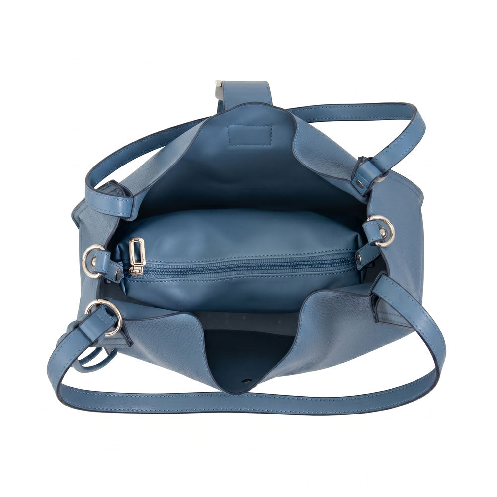 Cartera Dos Asas Lirai Denim