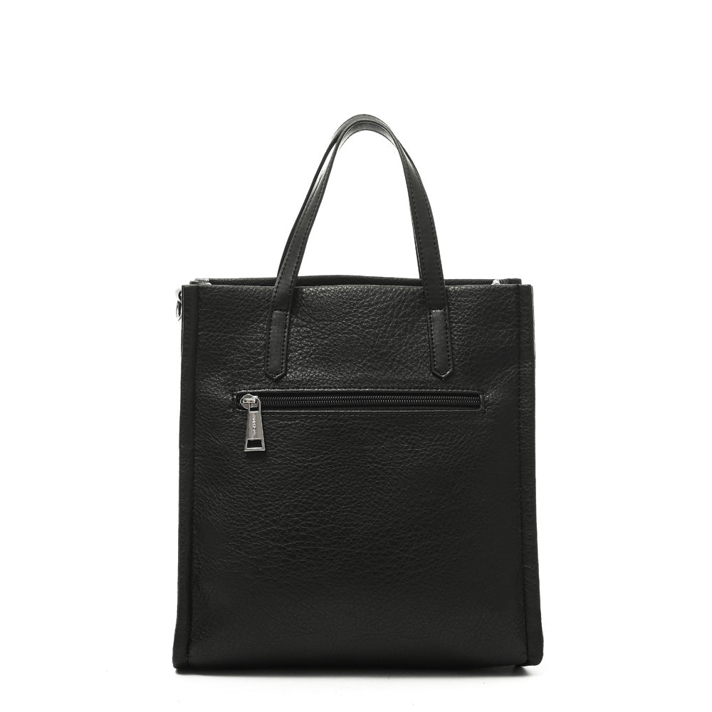 Cartera Dos Asas Zebre Negro