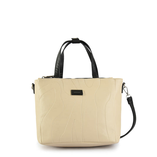 Cartera Dos Asas Benoit Beige