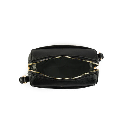 Crossbody Fenix Negro Granulado