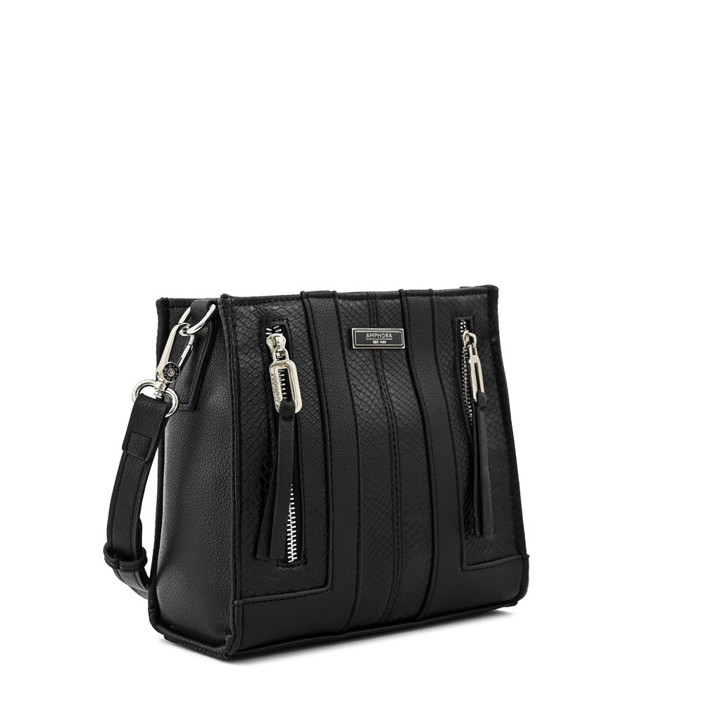 Crossbody Bluma Negro Crocco