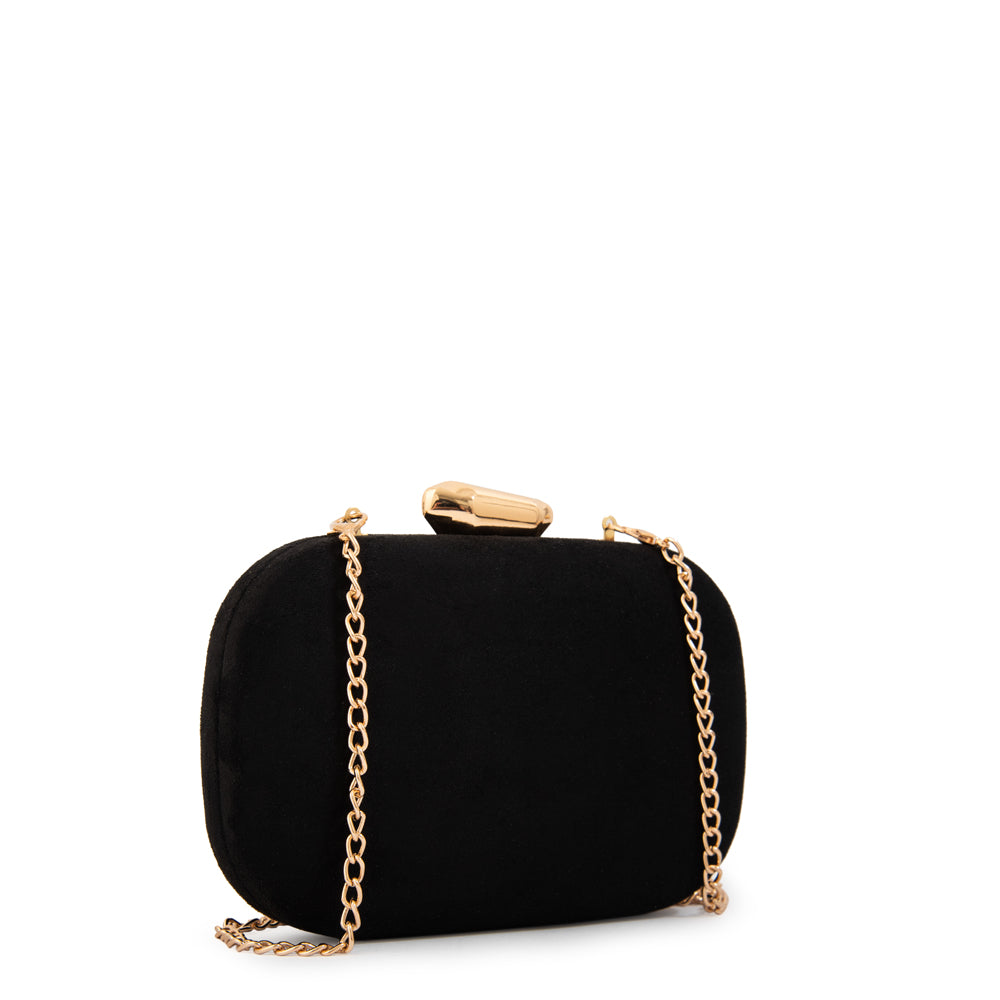 Crossbody Bella Gamuzado Negro