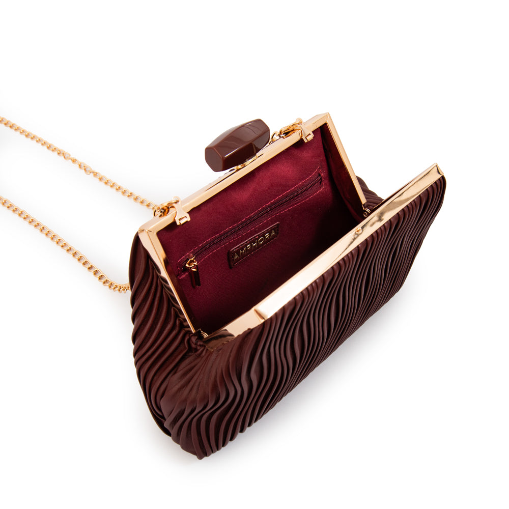 Crossbody Perla Rojo Oscuro