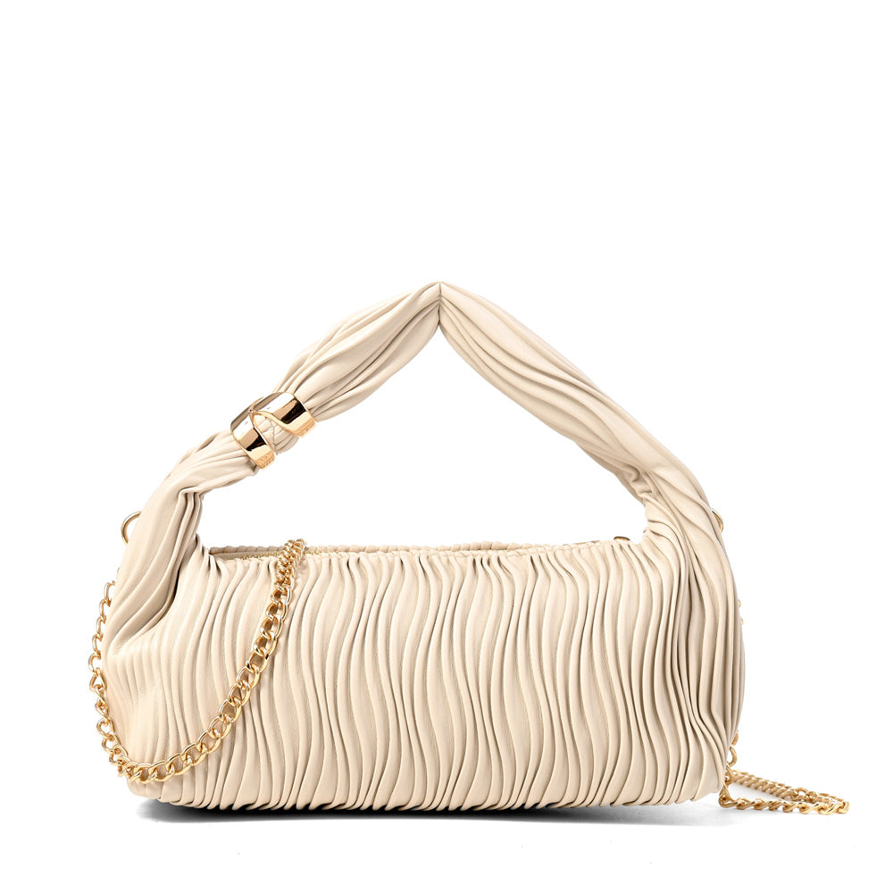 Cartera Oval Lissandra Blanco Crudo