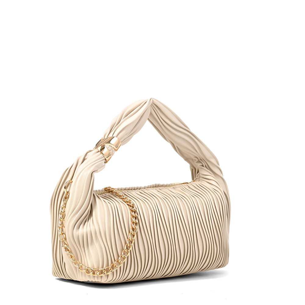 Cartera Oval Lissandra Blanco Crudo