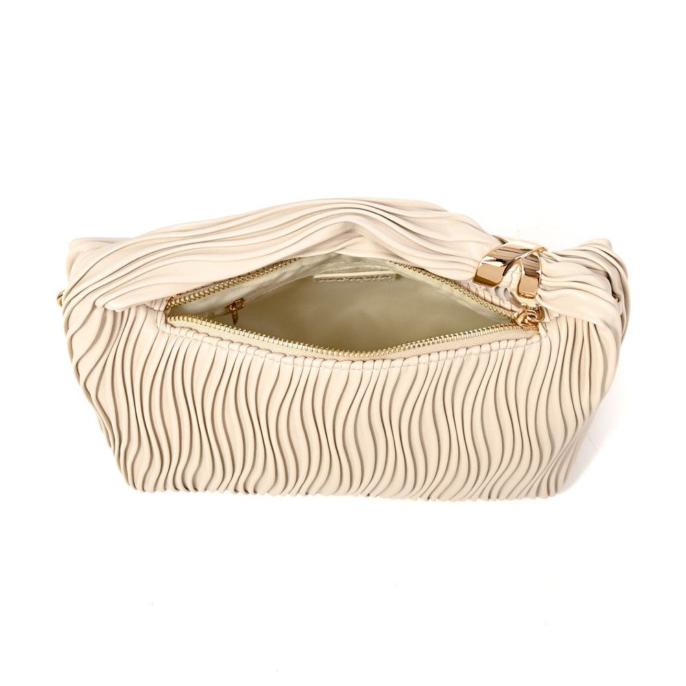 Cartera Oval Lissandra Blanco Crudo