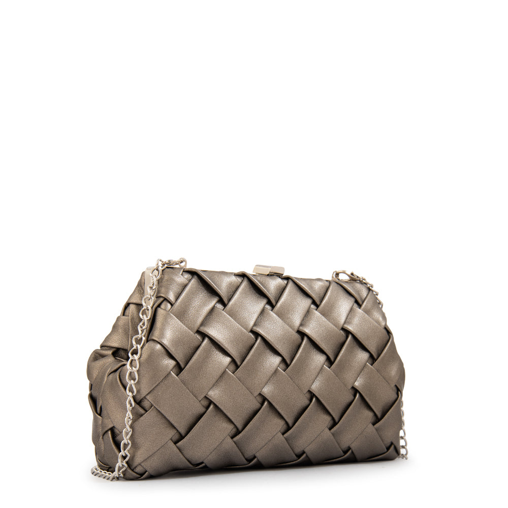 Crossbody Katarina Plateado Oscuro