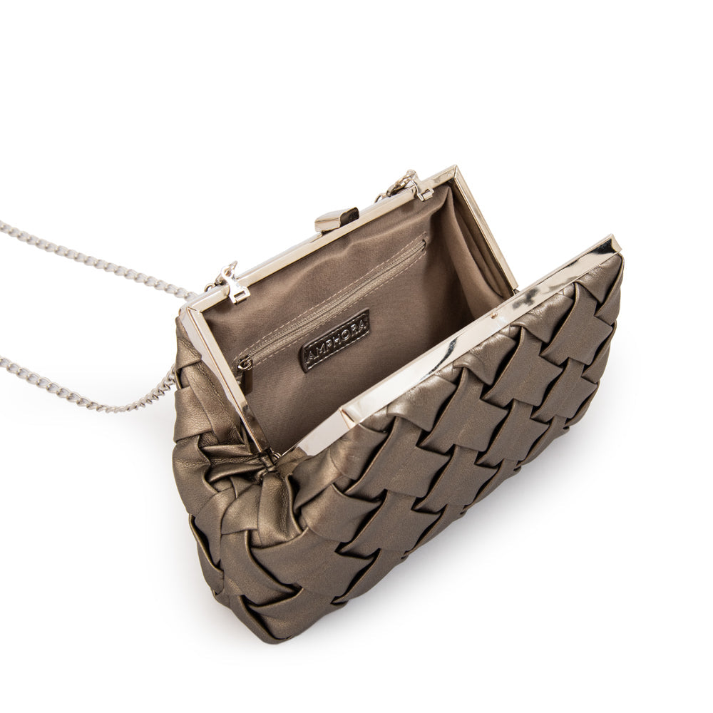 Crossbody Katarina Plateado Oscuro