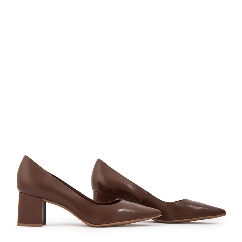 Zapato Leila Café Oscuro
