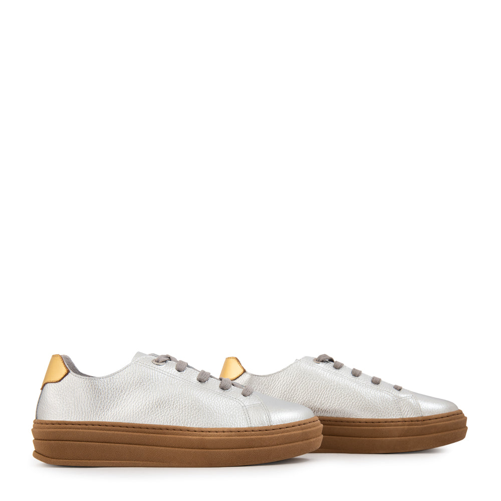 Zapatilla Corina Plateado