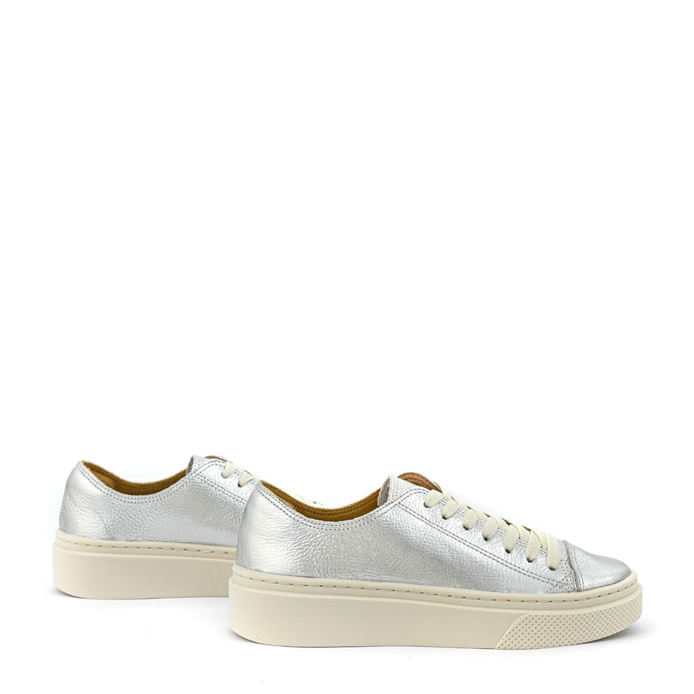 Zapatilla Mel Plateado