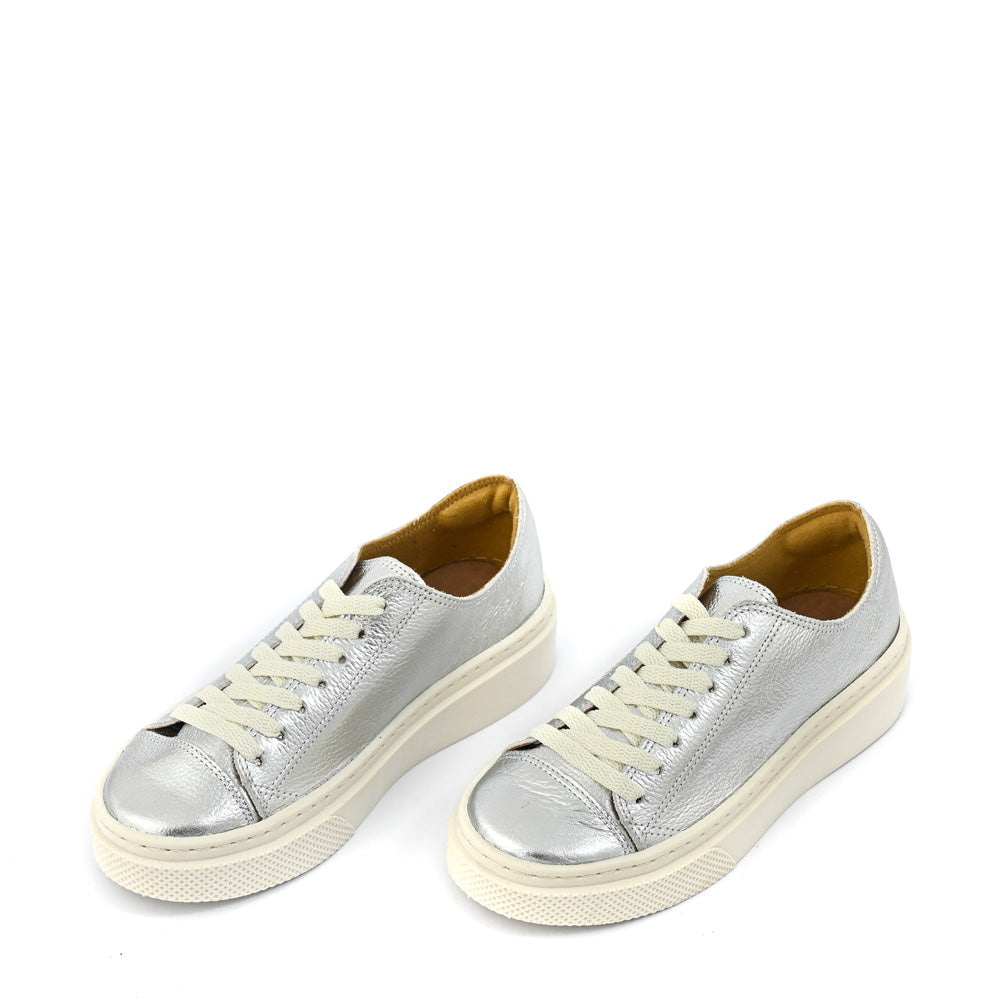 Zapatilla Mel Plateado