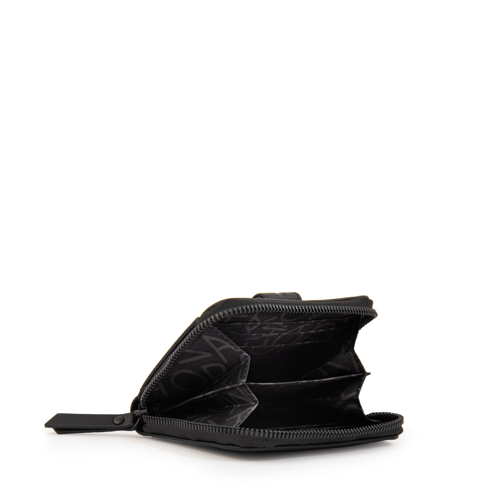 Billetera Cierre Exterior Jasper Negro