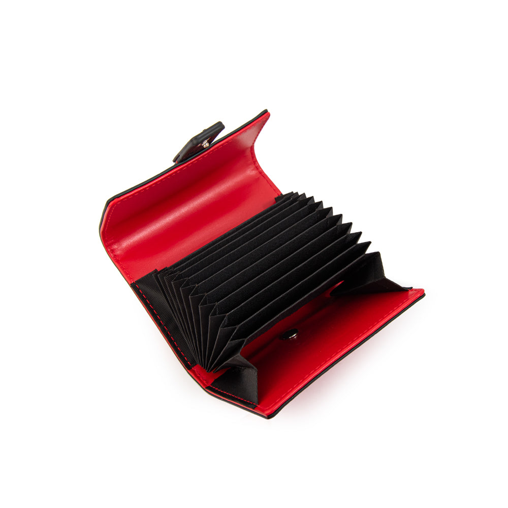 Billetera Acordeon Galia Rojo