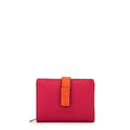 Billetera Cierre Exterior Galia Fucsia