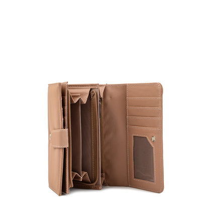 Billetera Acordeon Jimena Beige