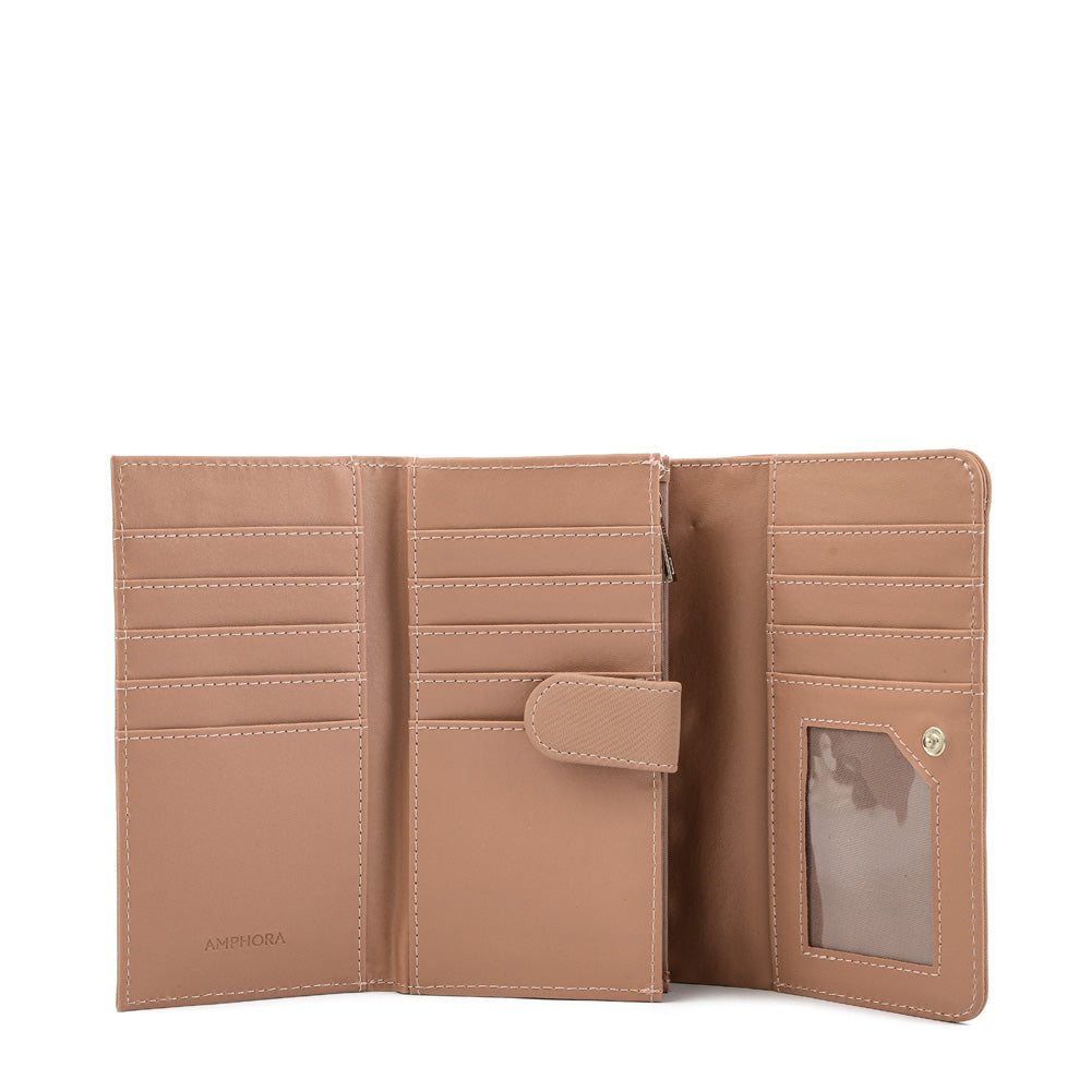 Billetera Acordeon Jimena Beige