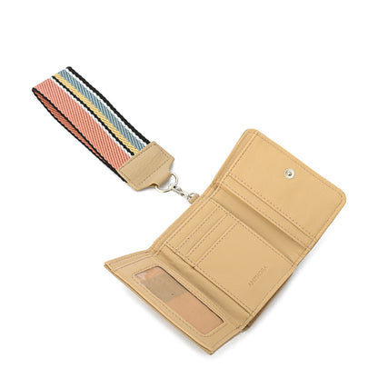 Billetera Cierre Exterior Villazon Beige