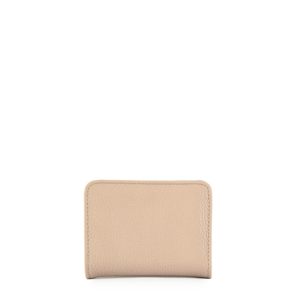 Billetera Cierre Exterior Aina Taupe