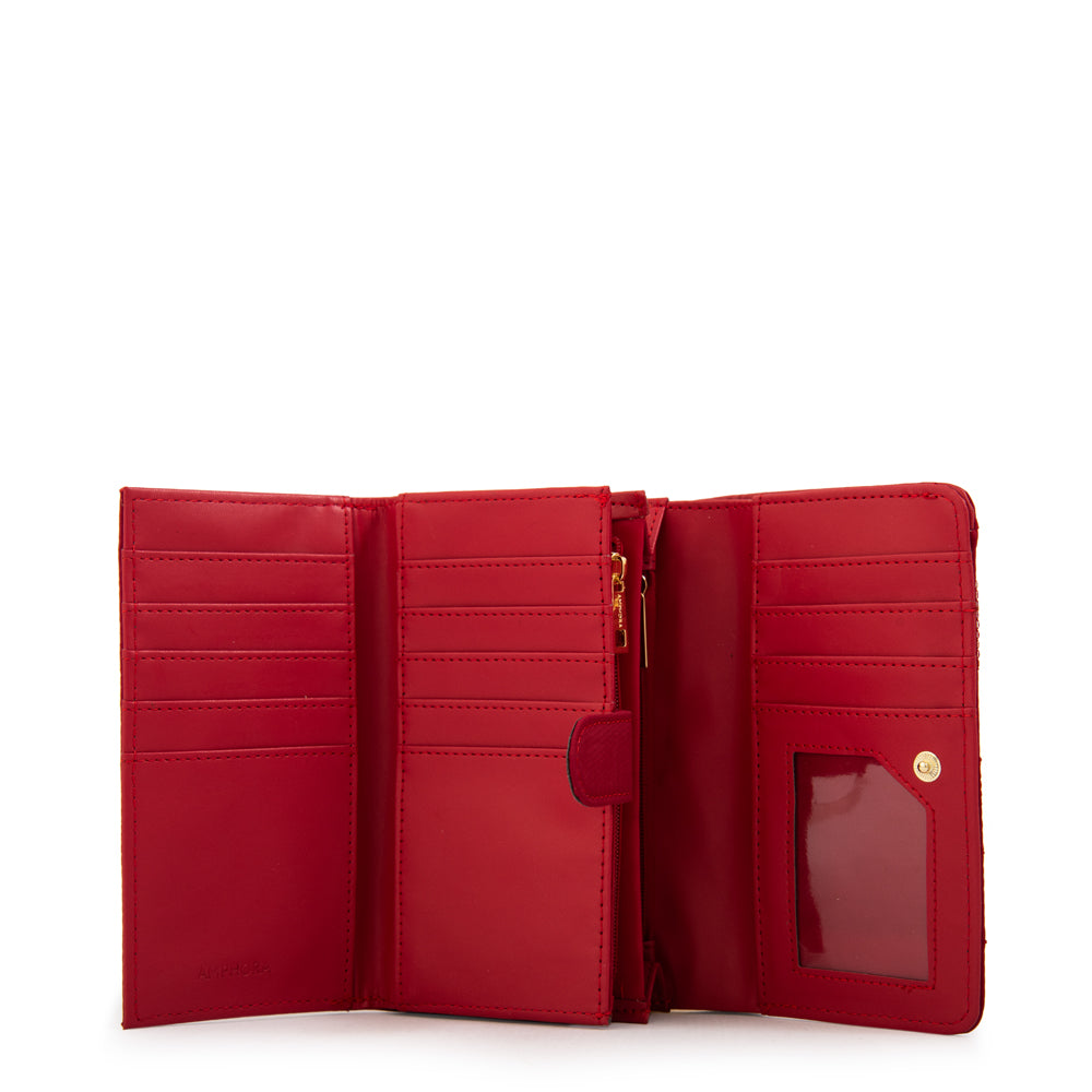 Billetera Mediana Japon Rojo