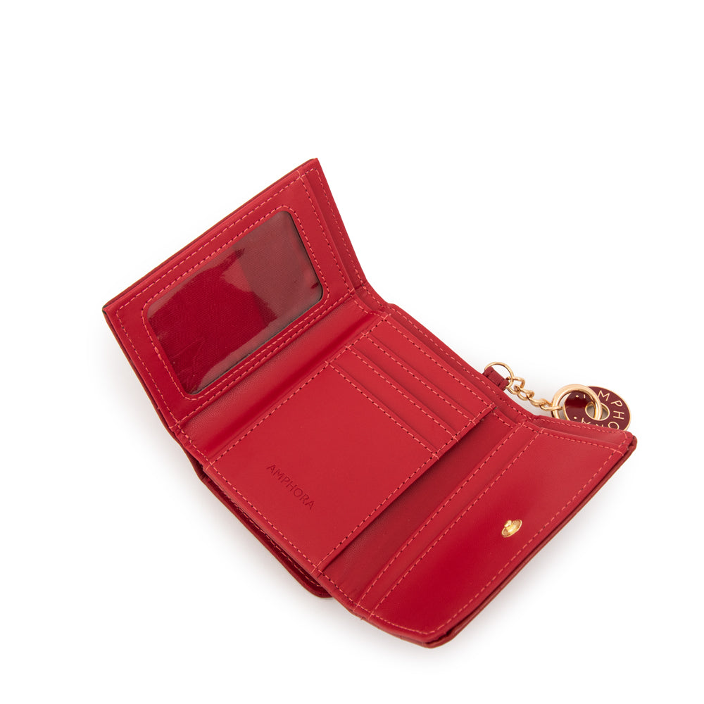 Billetera Pequeña Genova Rojo