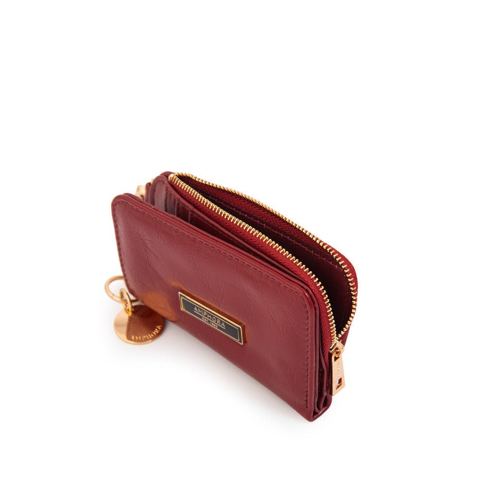 Billetera Simple Arlet Rojo Oscuro