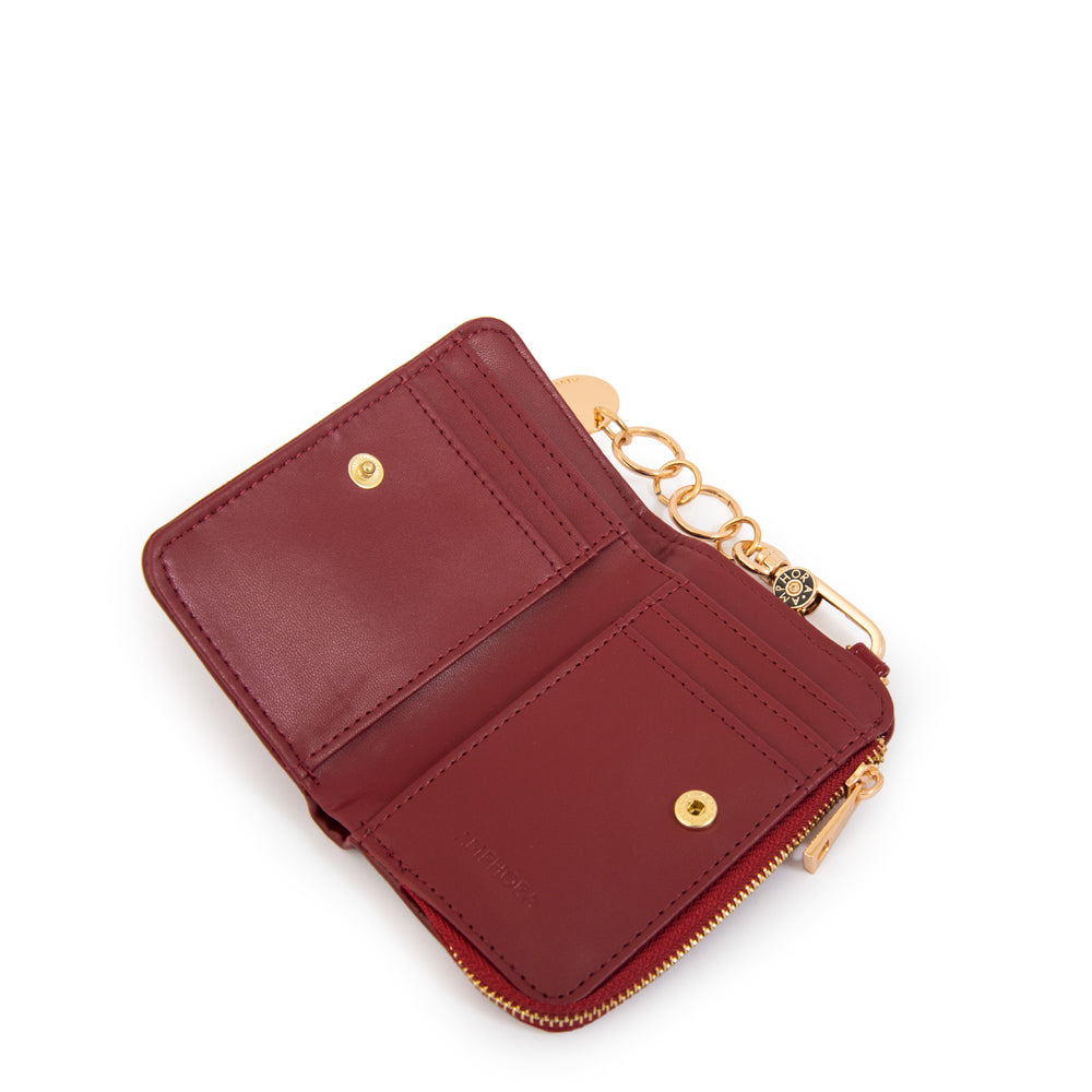 Billetera Simple Arlet Rojo Oscuro